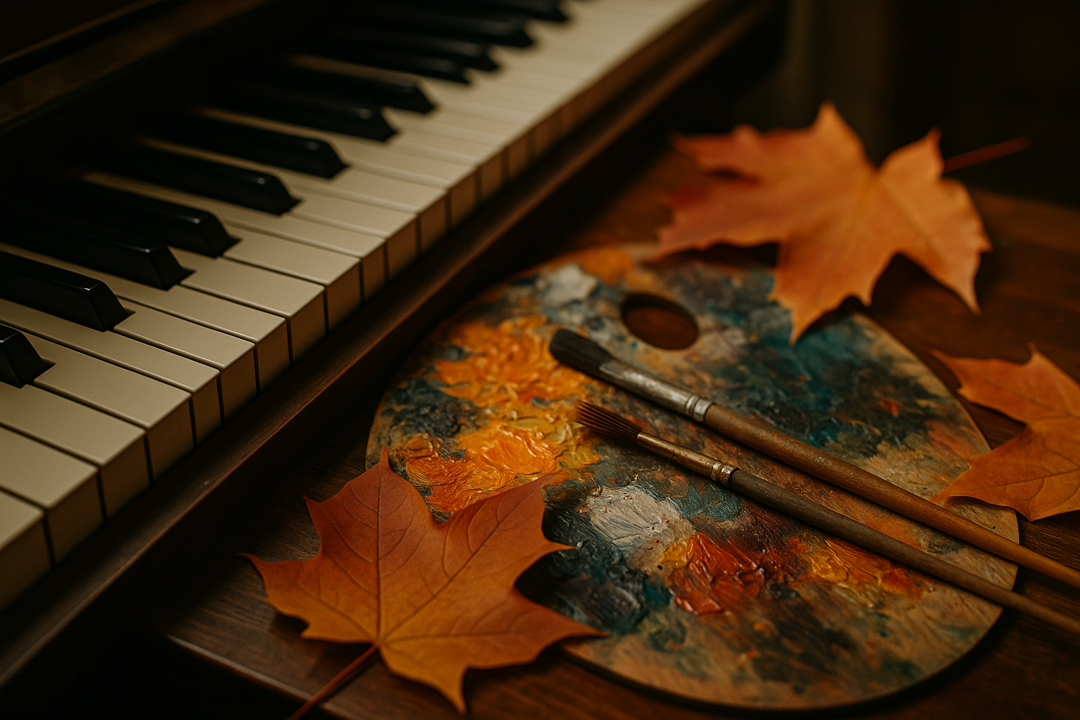 Piano and paint Piano och färg Kulturskolan